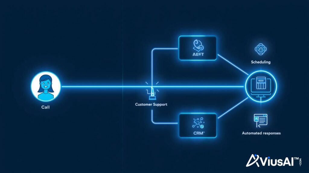 AI PBX Avius AI Workflow Diagram