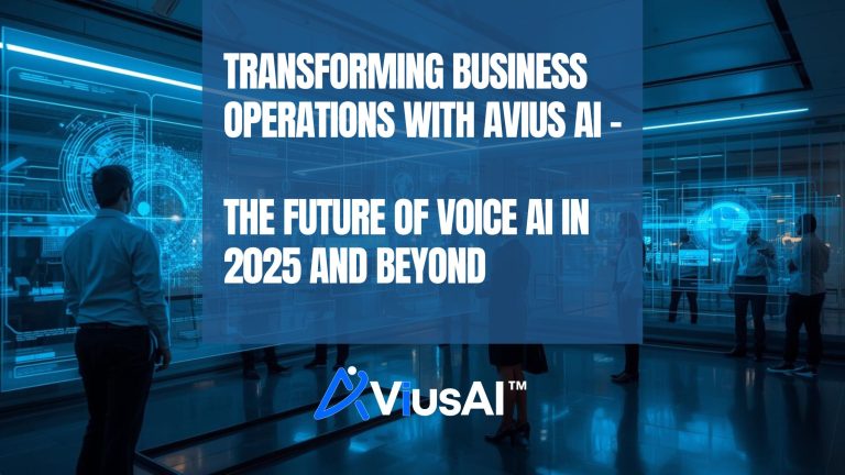 Transforming Business Operations with Avius AI – The Future of Voice AI in 2025 and Beyond